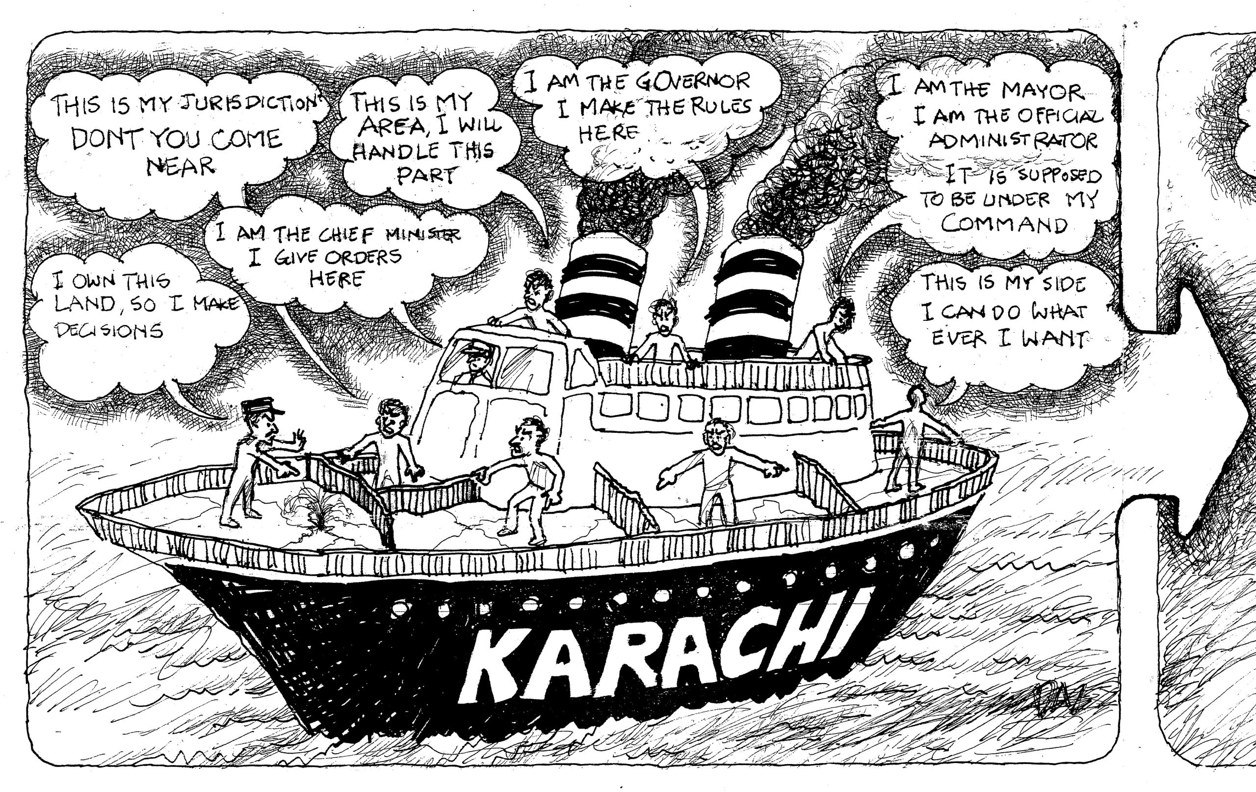 karachi drowning DAZ a political life
